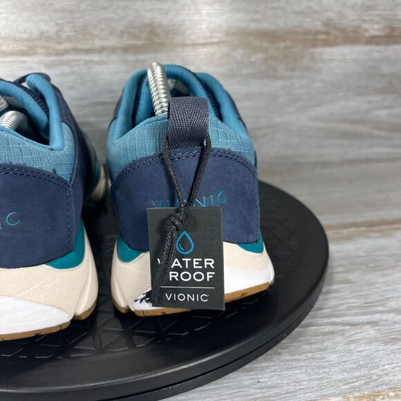 Vionic Women's Drift Zanny Waterproof Lace-Up Active Blue Sneakers Size 8 - Picture 5 of 13